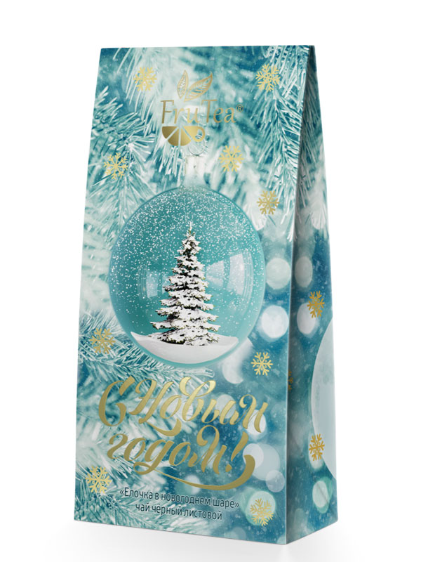 FruTea. «Елочка в новогоднем шаре» (чай черный)  50г
